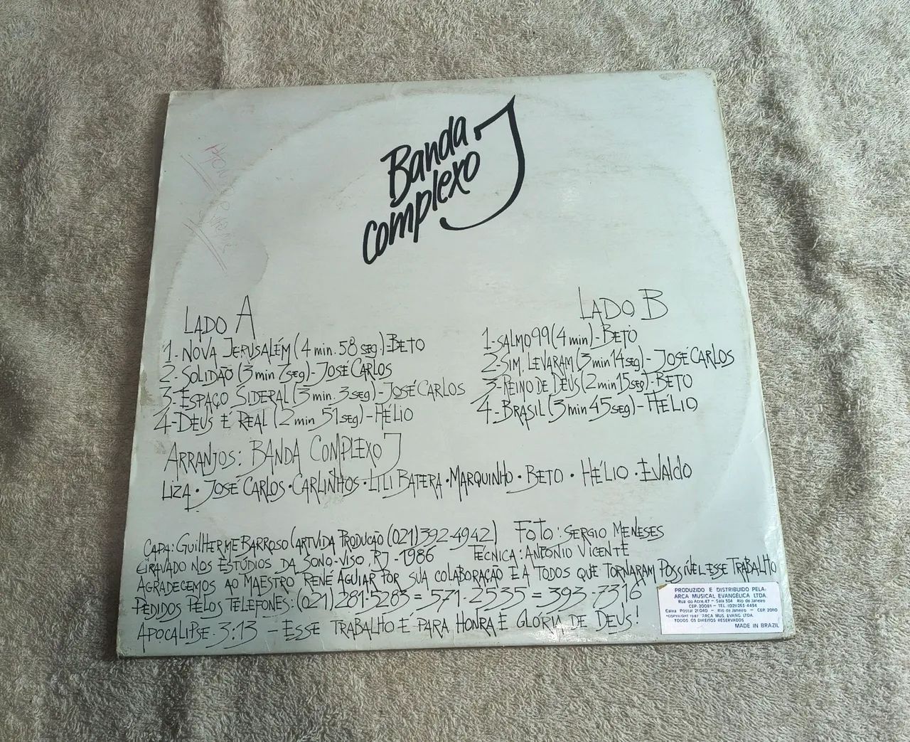 Lp vinil gospel Banda Complexo J - Foto 3