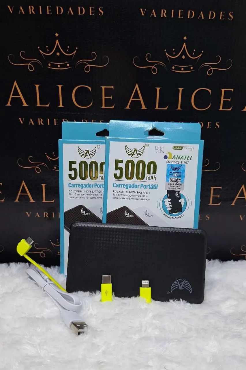 Carregador portátil 5000MAH 