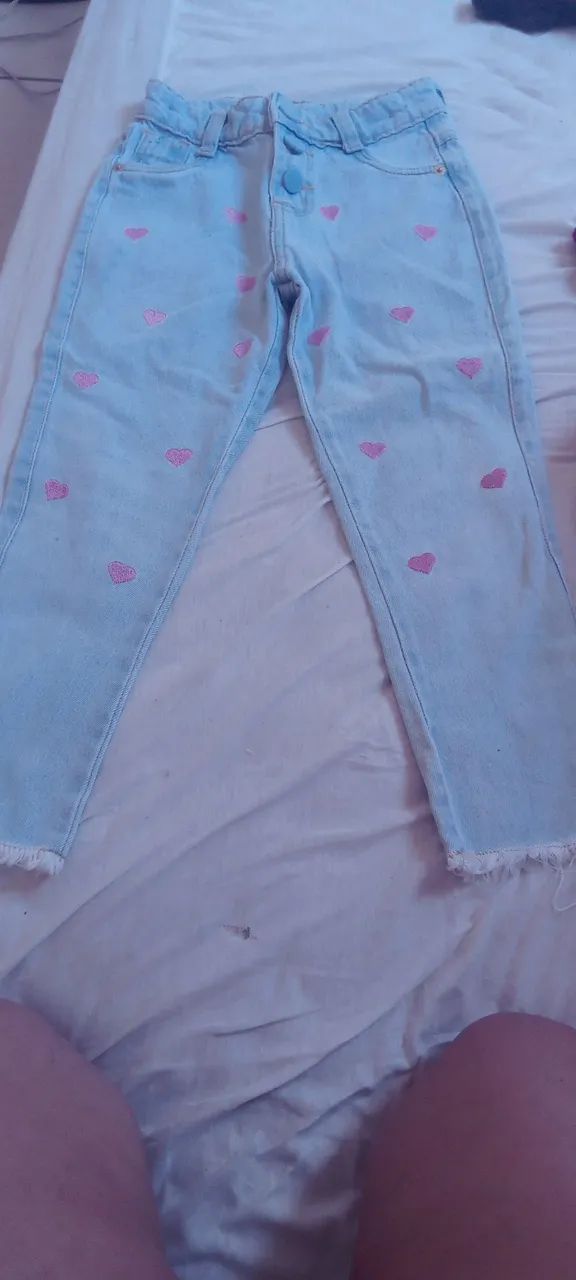 Calça jeans menina  - Foto 2