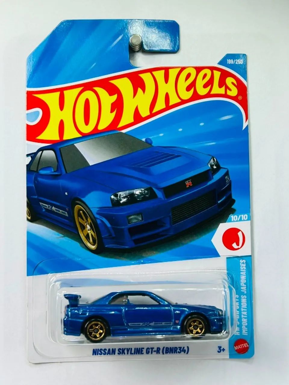 ホットウィール BNR34 GODZILLA Hot Wheels - Nissan Skyline GT-R (BNR34) | O lendário 