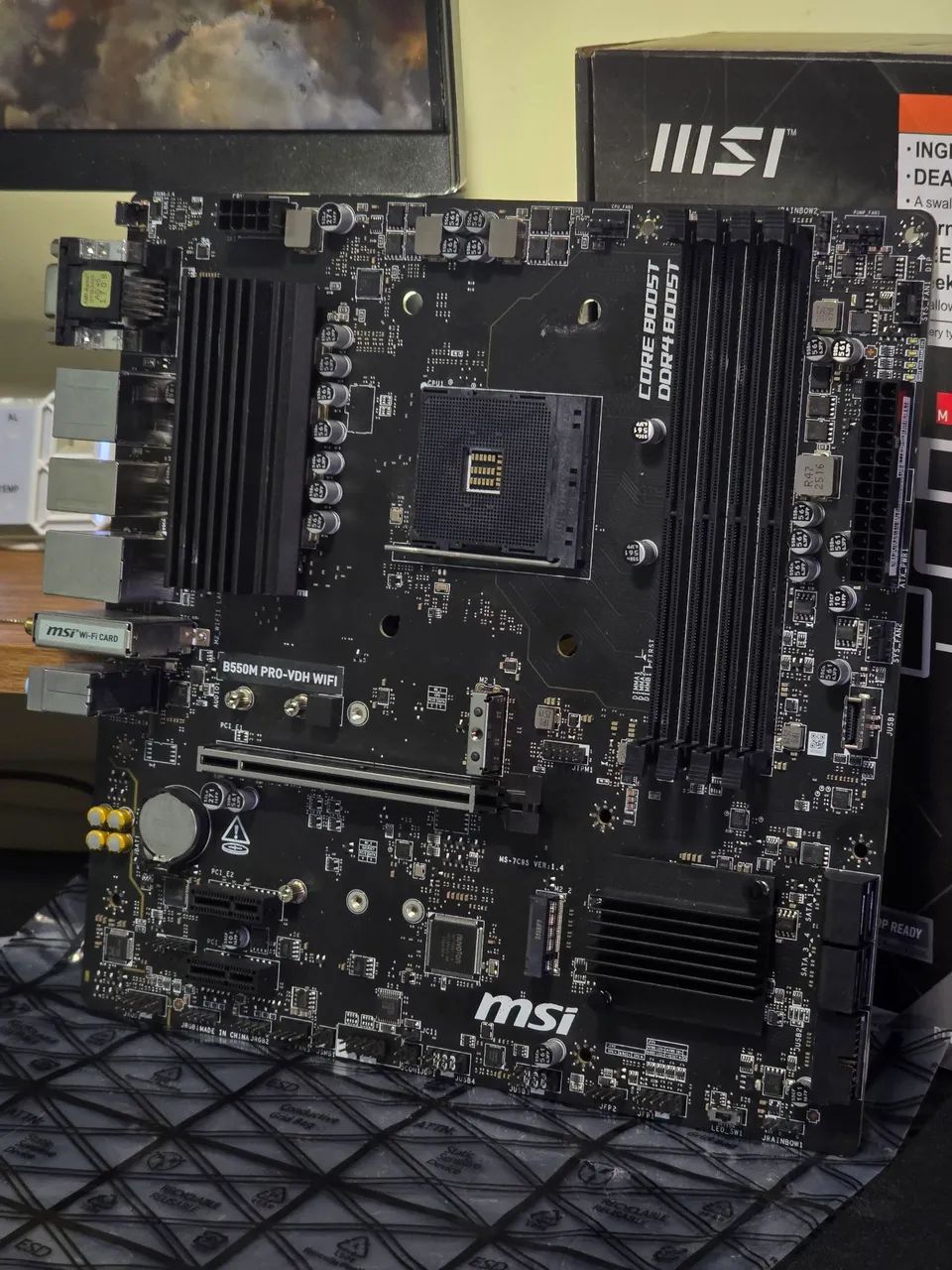 PLACA MÃE MSI B550M-PRO-VDH  - Foto 3