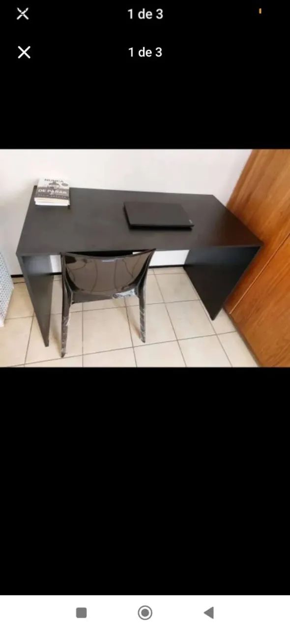 Mesa 1,20m com cadeira tramontina