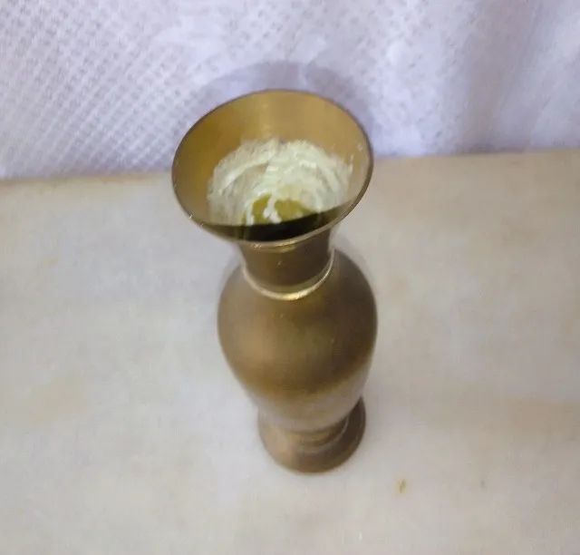 Vaso Floreira bokido em metal dourado* - Foto 3