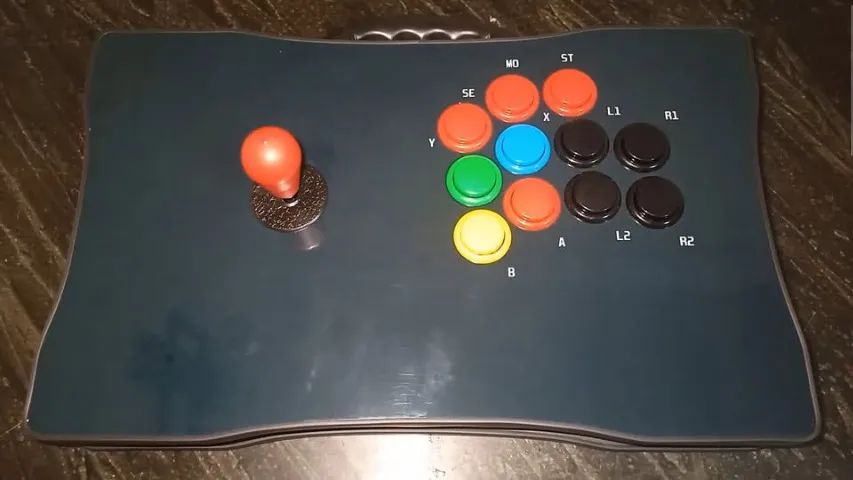 Controle Arcade Zero Delay Com Fio USB e Botões Genéricos Sanwa - Foto 4