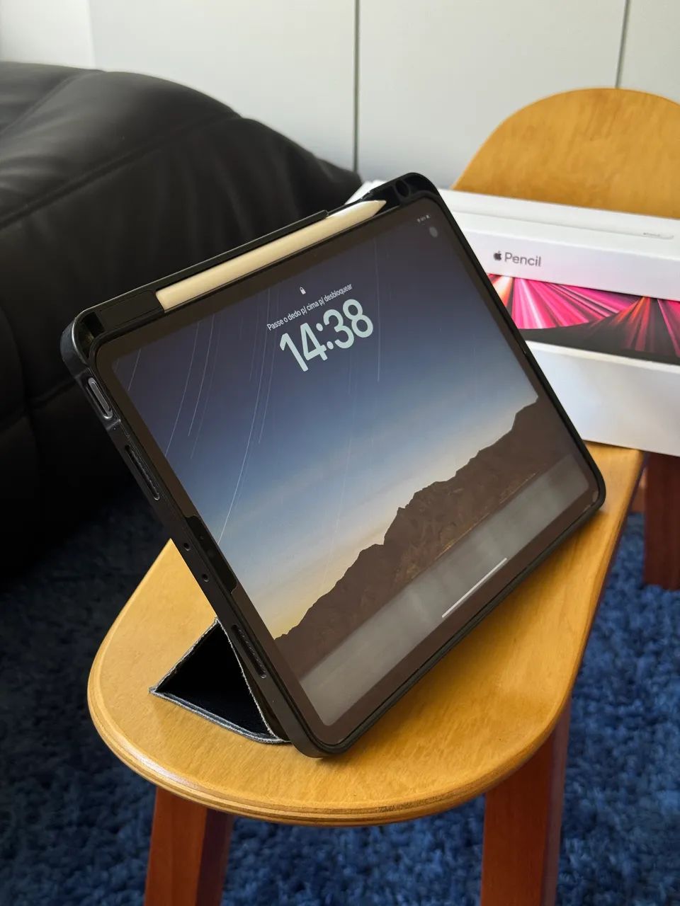 iPad Pro 3ª Geração 128gb 11 polegadas + Apple pencil 2 + Case MaxGood - Foto 2