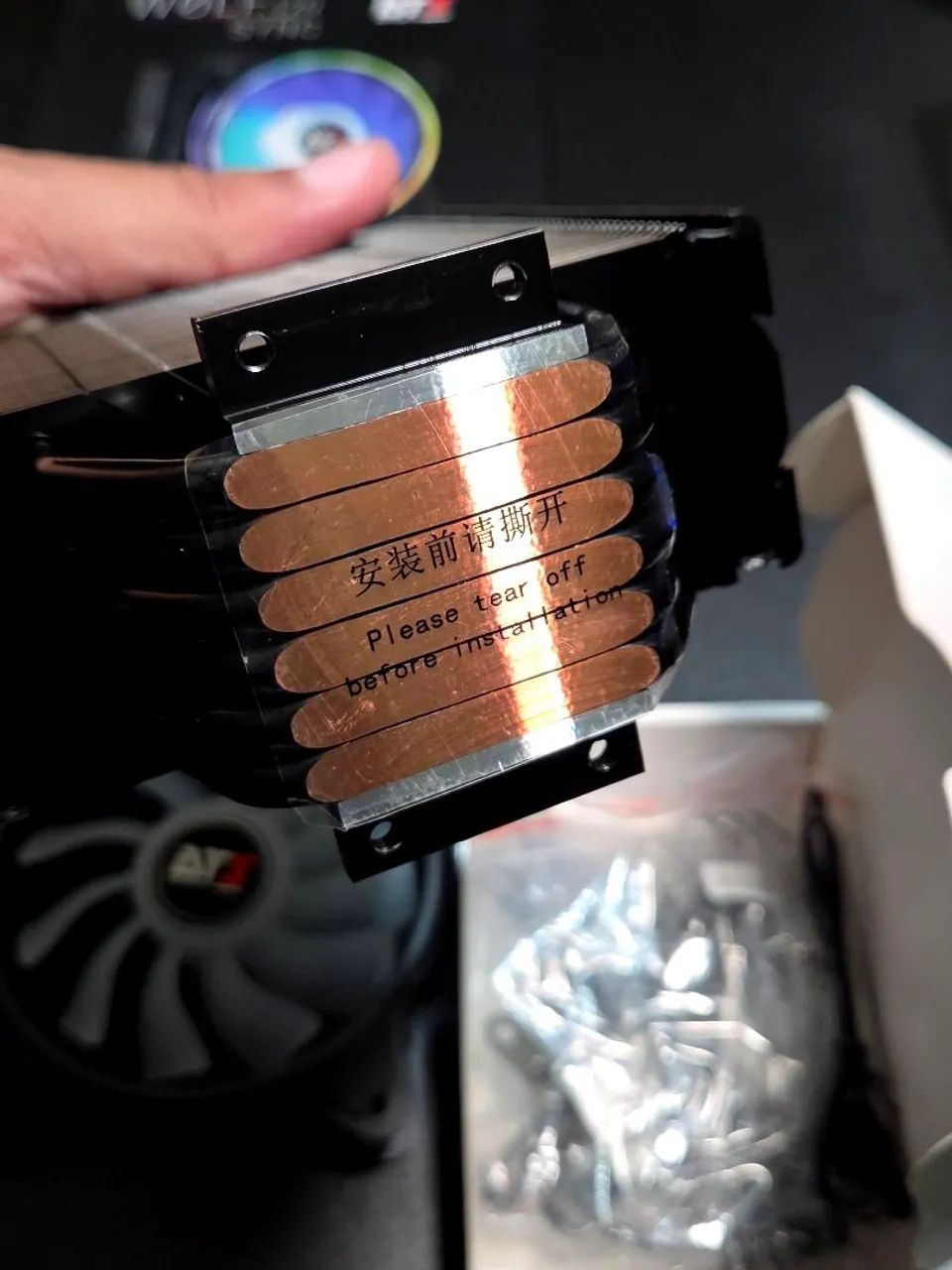 Air Cooler ARGB Wolf120 DT3 - Foto 2