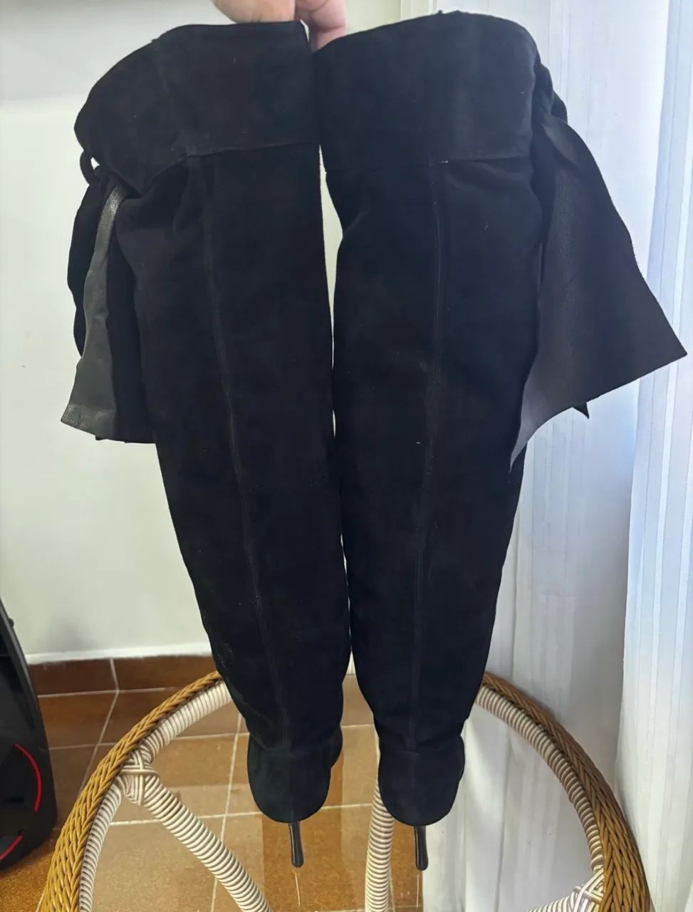 Bota Schütz cano longo preto 37 - Foto 3