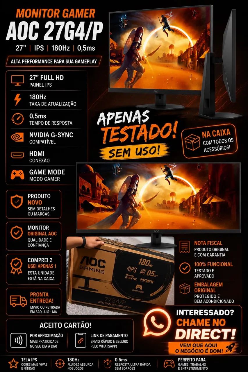 Monitor AOC 27 pol