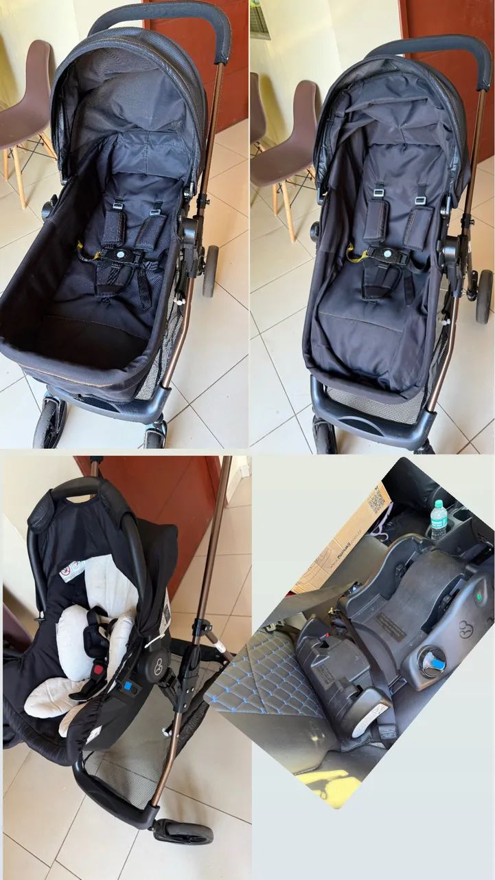 Kit carrinho de bebê galzerano  - Foto 2