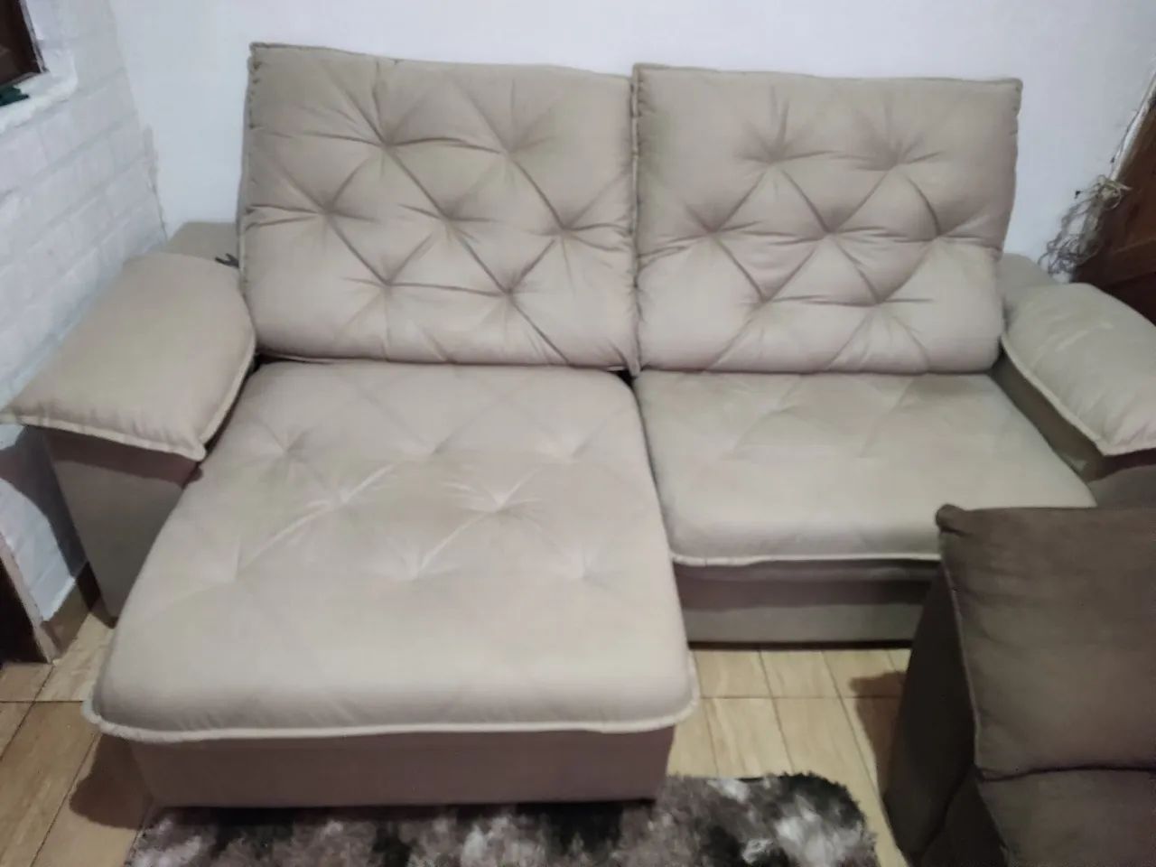 Sofá Retrátil 2,30cm 4 lugares64962680458241123