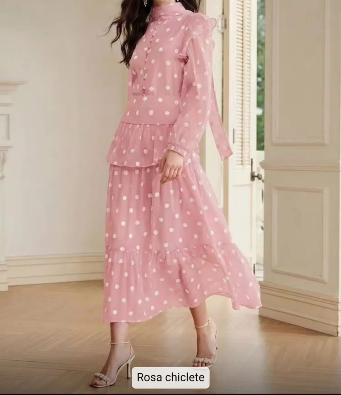 Conjunto de saia rosa  - Foto 4