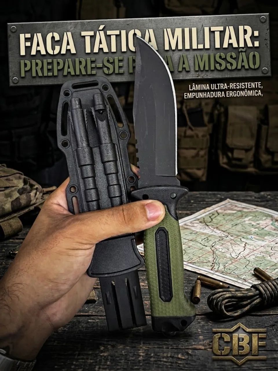 Faca Tática Militar