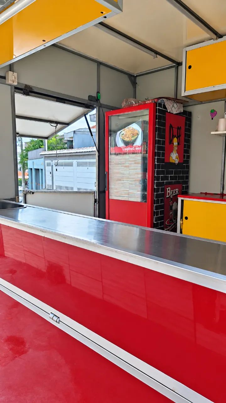 Trailer Food Truck Completo com Chapa, Fritadeira e Documentação - Foto 3