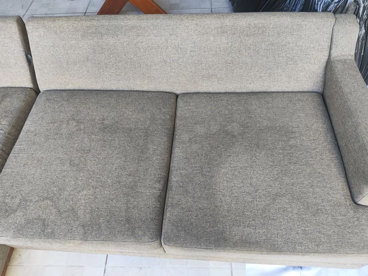 Sofá com chaise, 3 lugares - Foto 3