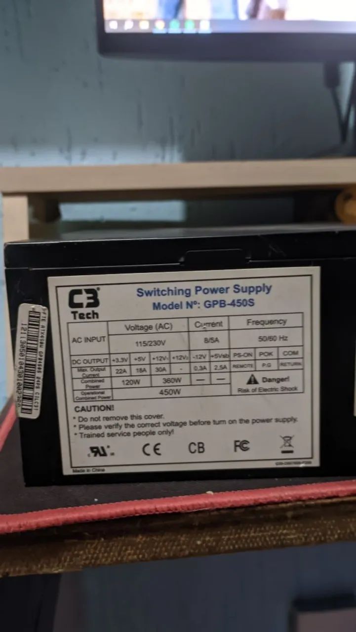 Fonte 450W para pc - Foto 3