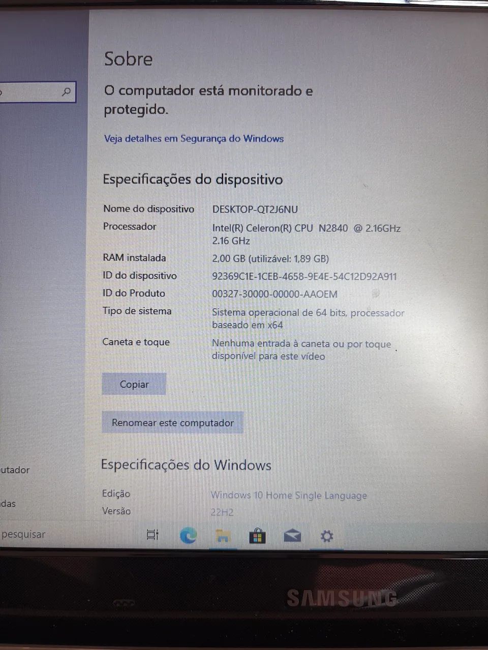 Notebook Samsung  - Foto 5