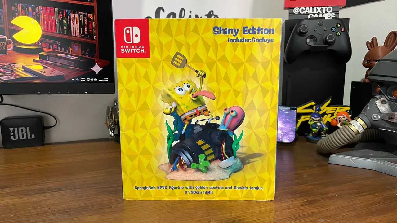 Edição Limitada Sponge Bob Nintendo Switch  - Foto 4