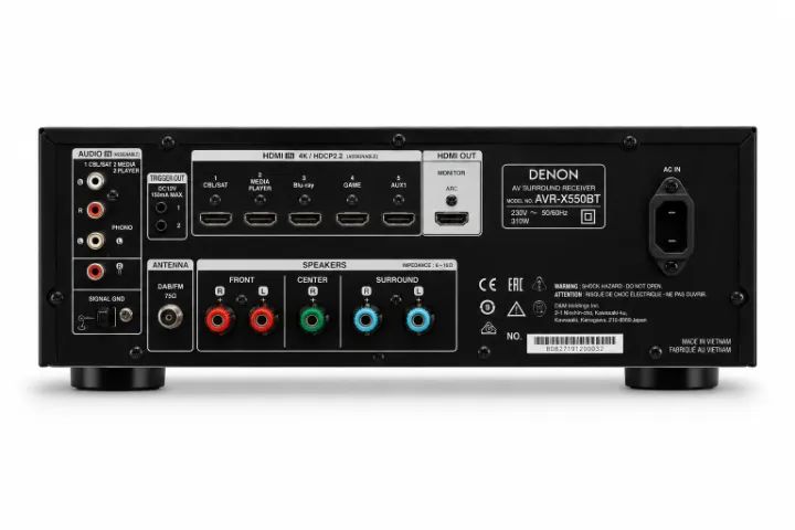 RECEIVER DENON AV AVR-X580BT - SEMI NOVO!!! - Aparelhos de Som