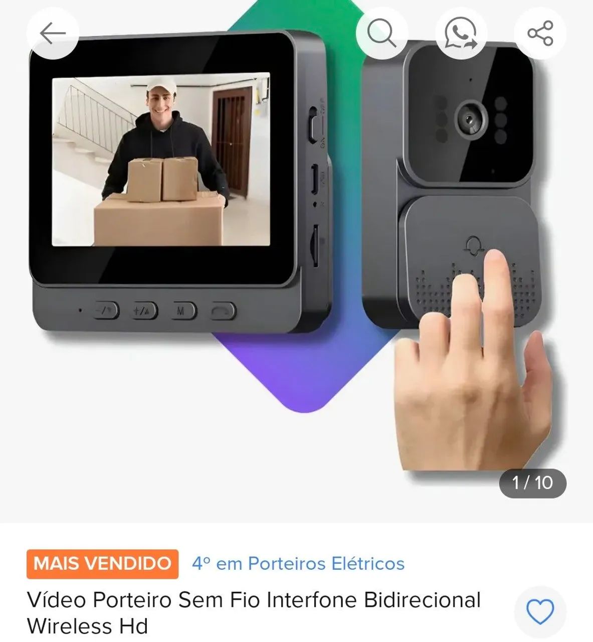 Interfone com câmera  - Foto 4