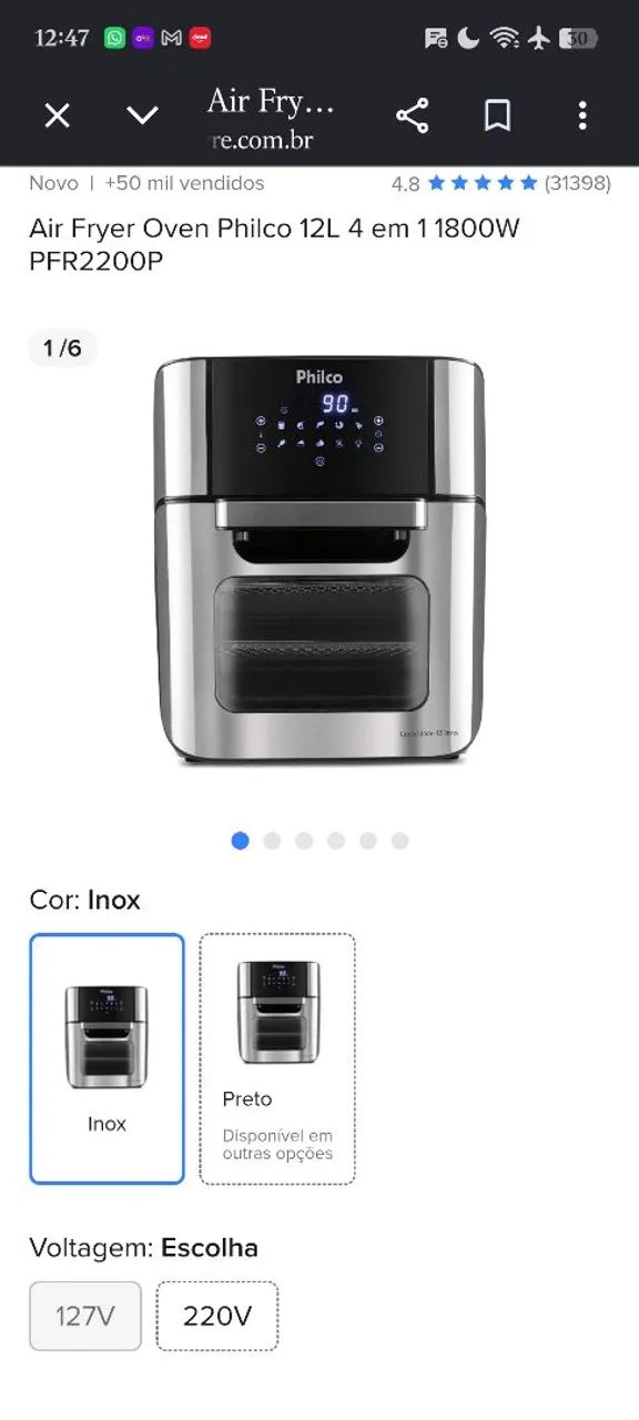 air fryer philco