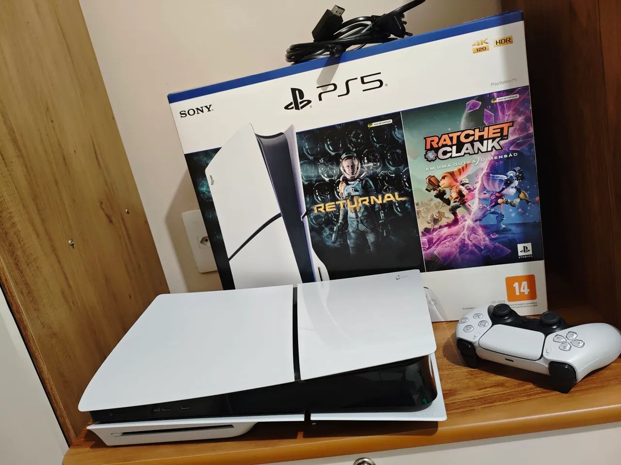 PS5 Slim 1TB Mídia Física CD - Foto 2