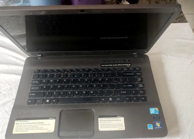 NOTEBOOK SONY VAIO SOMENTE PARA RETIRADA DE PEÇAS - Foto 2