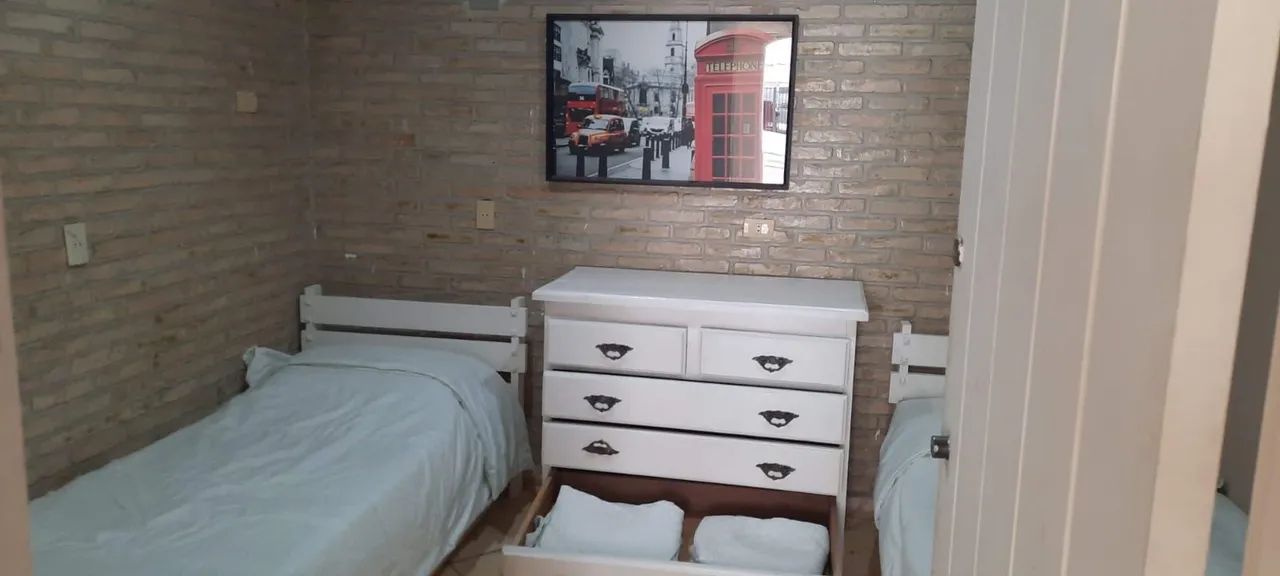 Cama em madeira de lei pintada de branco e parcelada - Foto 2