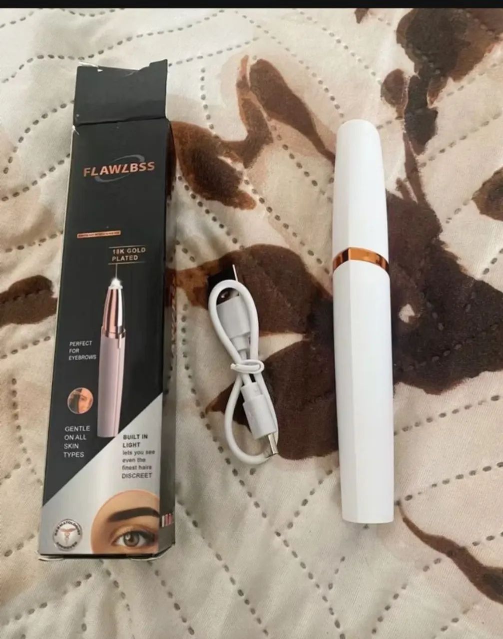 Caneta Depiladora Elétrica Para Sombrancelha  - Foto 3