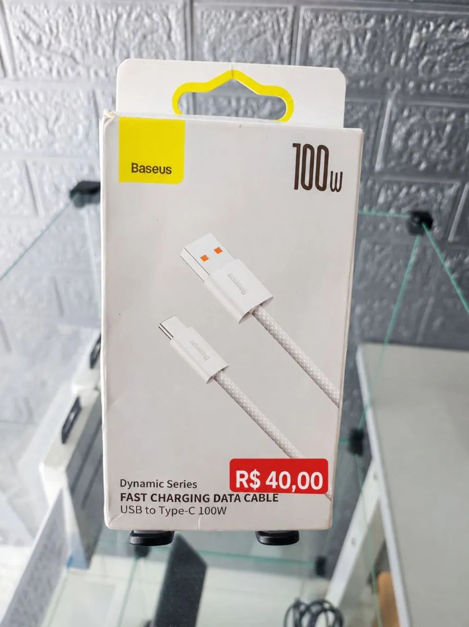 Cabo Baseus USB p/ Tipo C