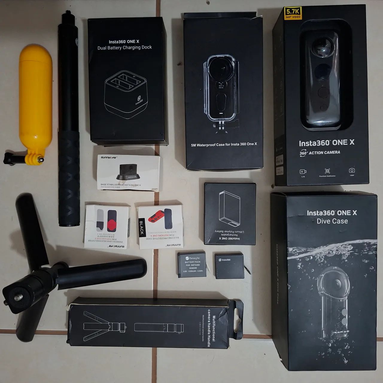 Completo kit Câmera 360 InstaOneX VR
