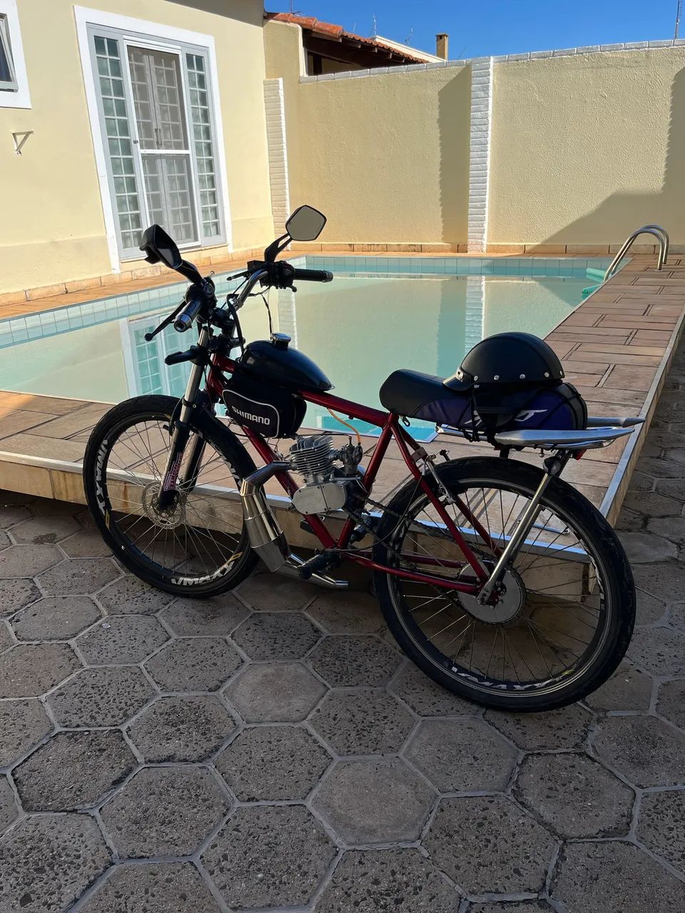 Bicicleta motorizada 80cc - Foto 4