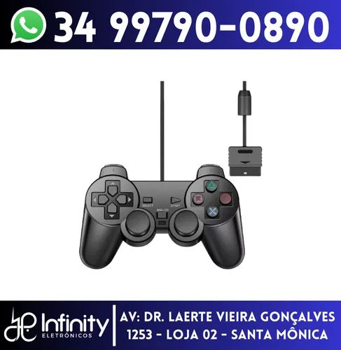 Controle Ps2 Playstation 2 com Fio