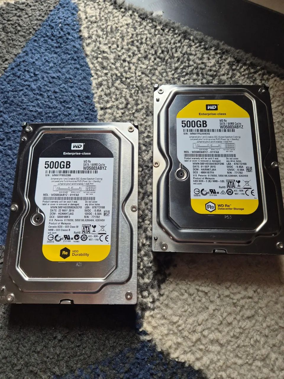 HD WD 500GB 3.5 ENTERPRISE DATACENTER STORAGE