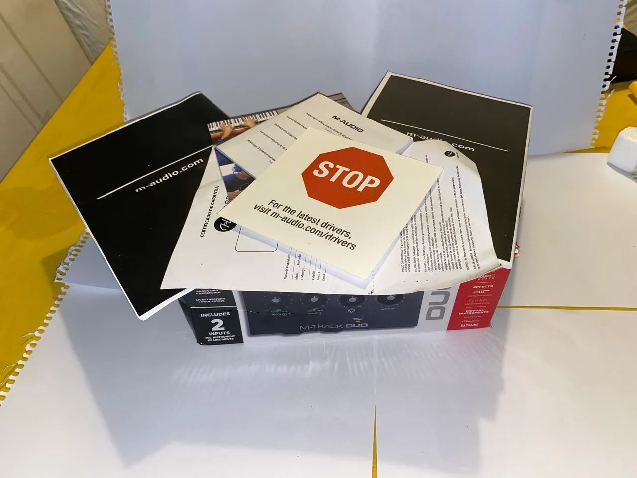 Interface de Áudio M-Audio