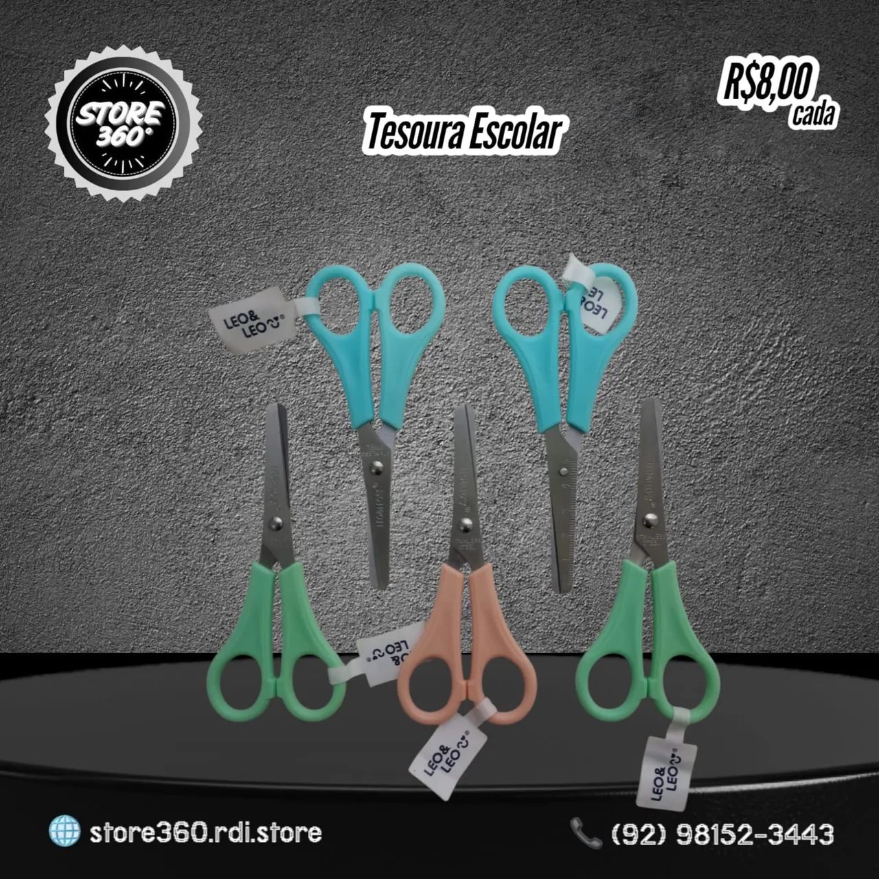 Blunt-Tip School Scissors