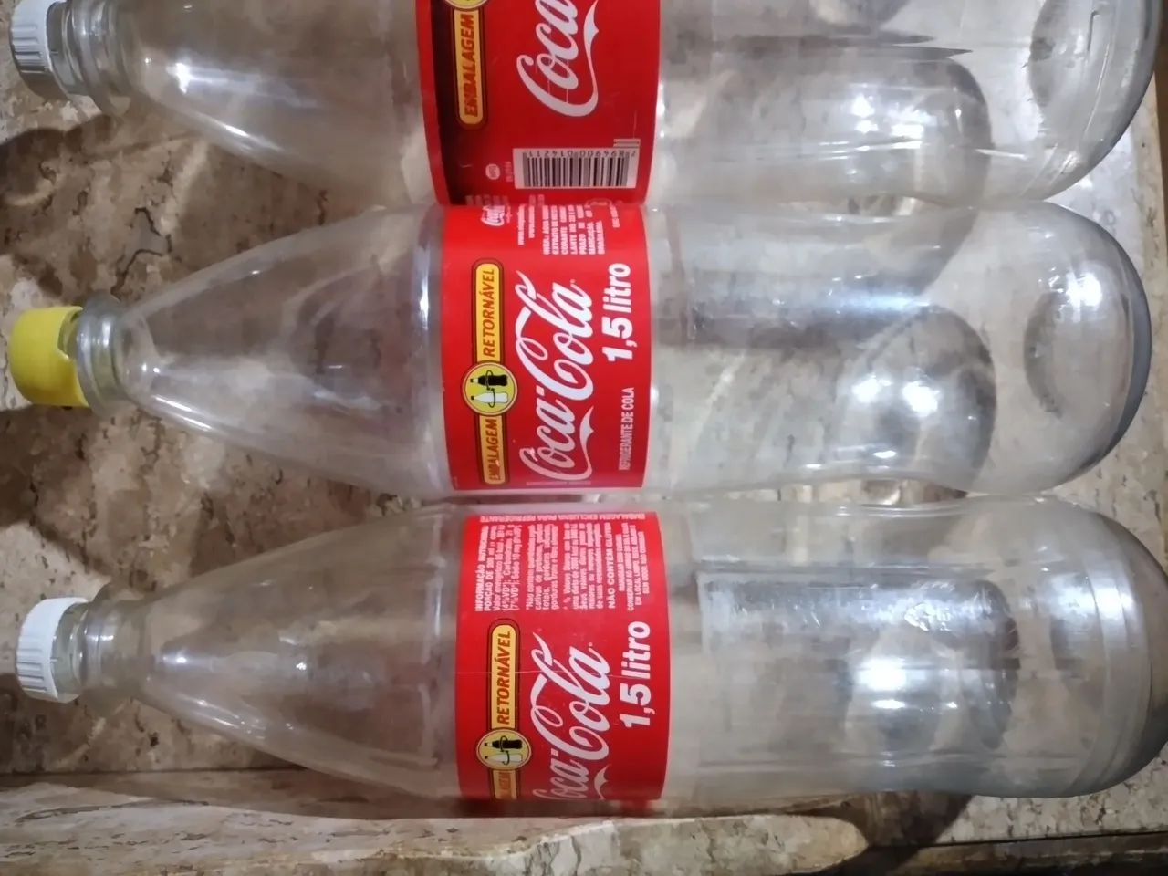 Lote com 6 garrafas Coca-cola 1° edição  - Foto 3