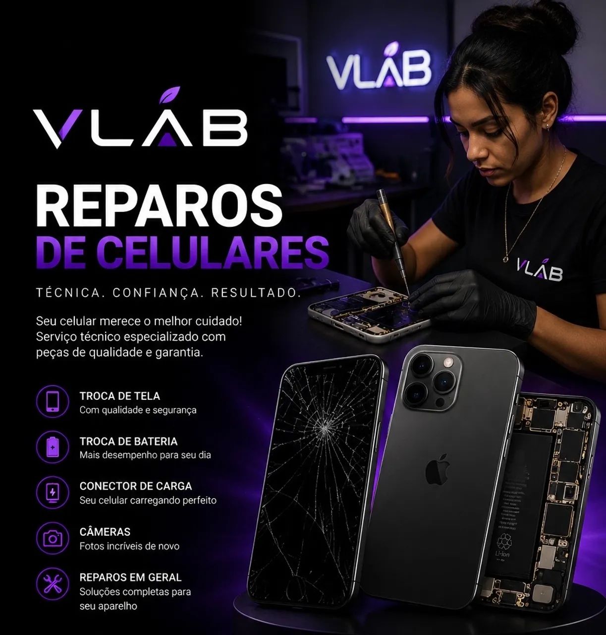 Assistência técnica em celulares
