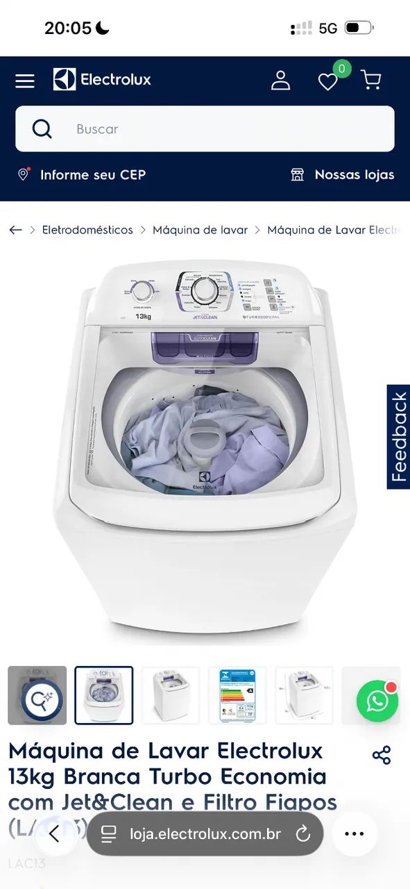 Máquina de lavar roupa - Foto 5