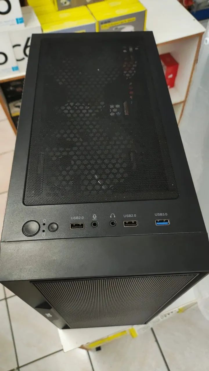Vendo Gabinete Gamer Branco ou Preto - Foto 3