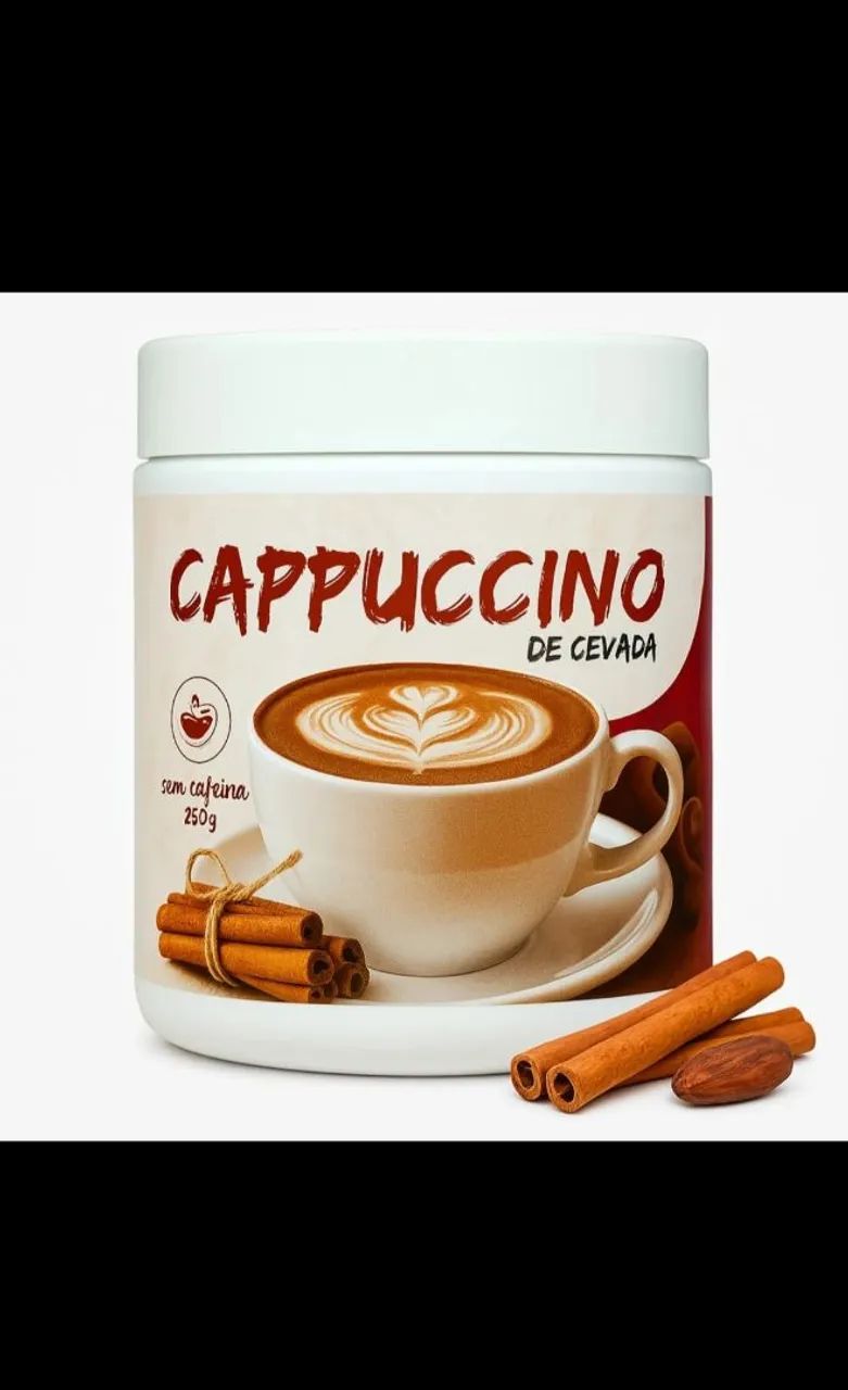 Cappuccino de cevada sem cafeína 