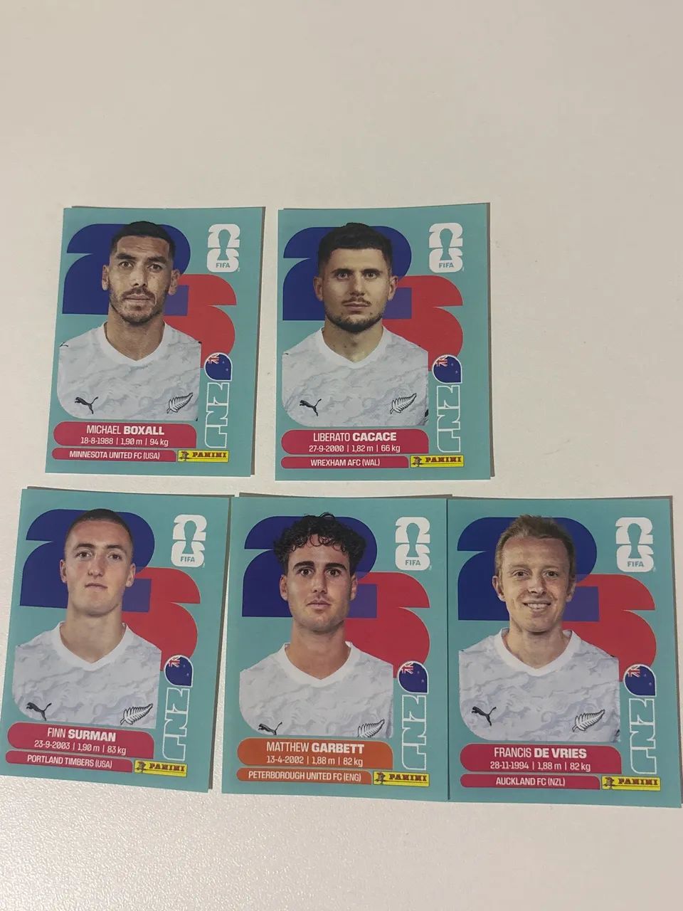 Figurinhas Panini da Copa 2026 Nova Zelândia - Foto 2