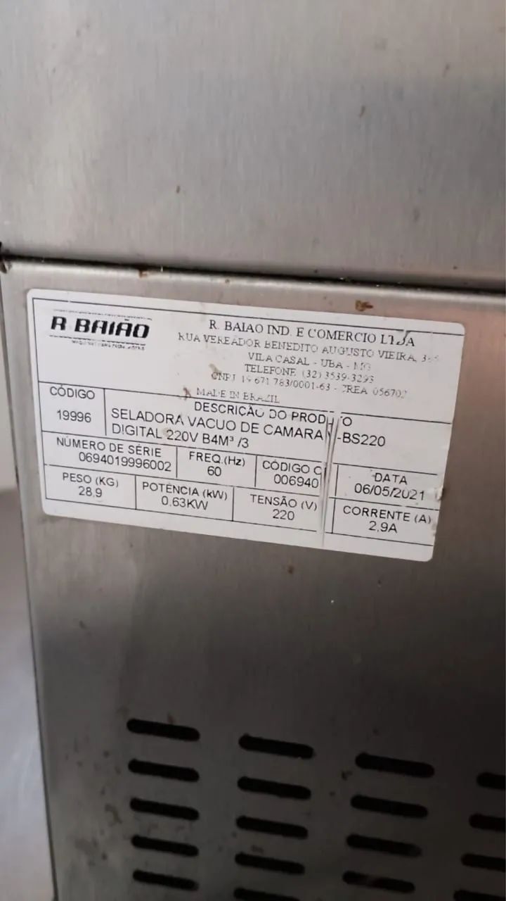 Seladora A Vácuo R Baião BS220 - Foto 2