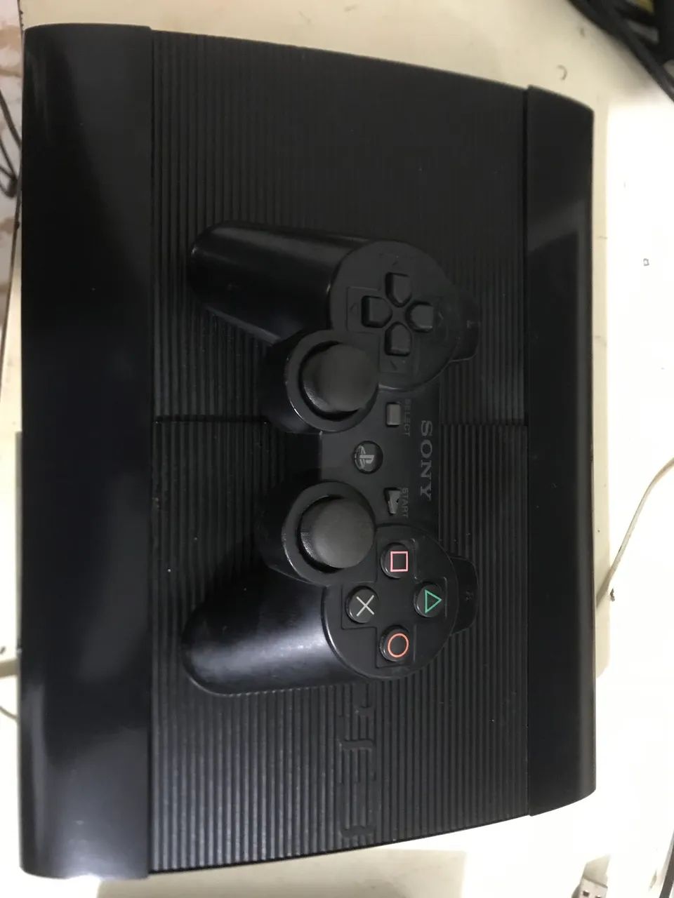 PlayStation 3 slim com controle sem fio original  - Foto 3