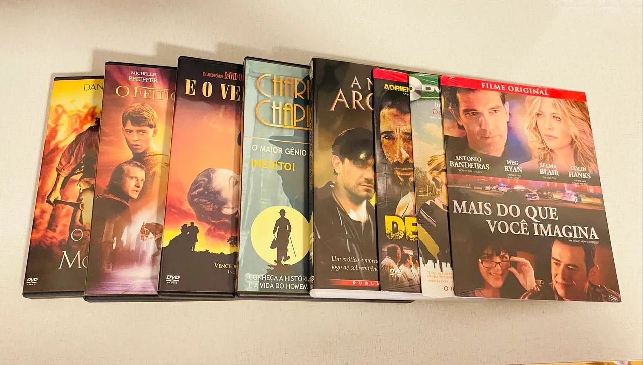 DVD lote filmes