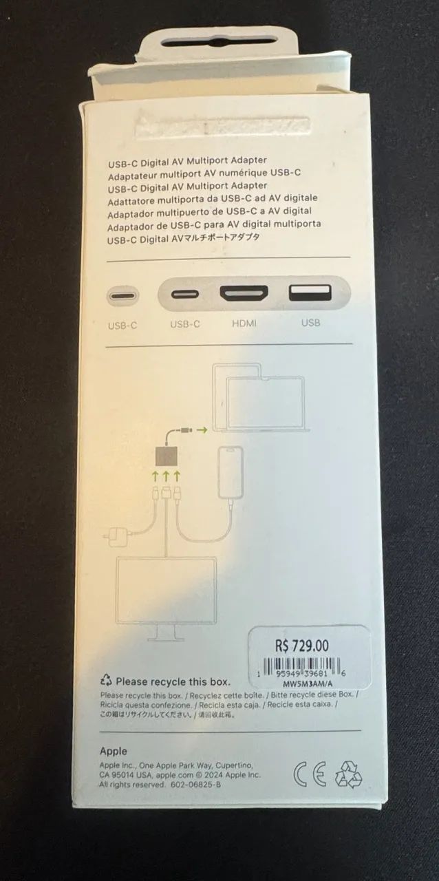 Adaptador Oial Apple USB-s to Digital AV