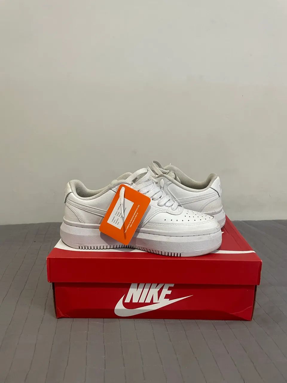 Tênis Nike Curt Vison alta branco 39 - Foto 3