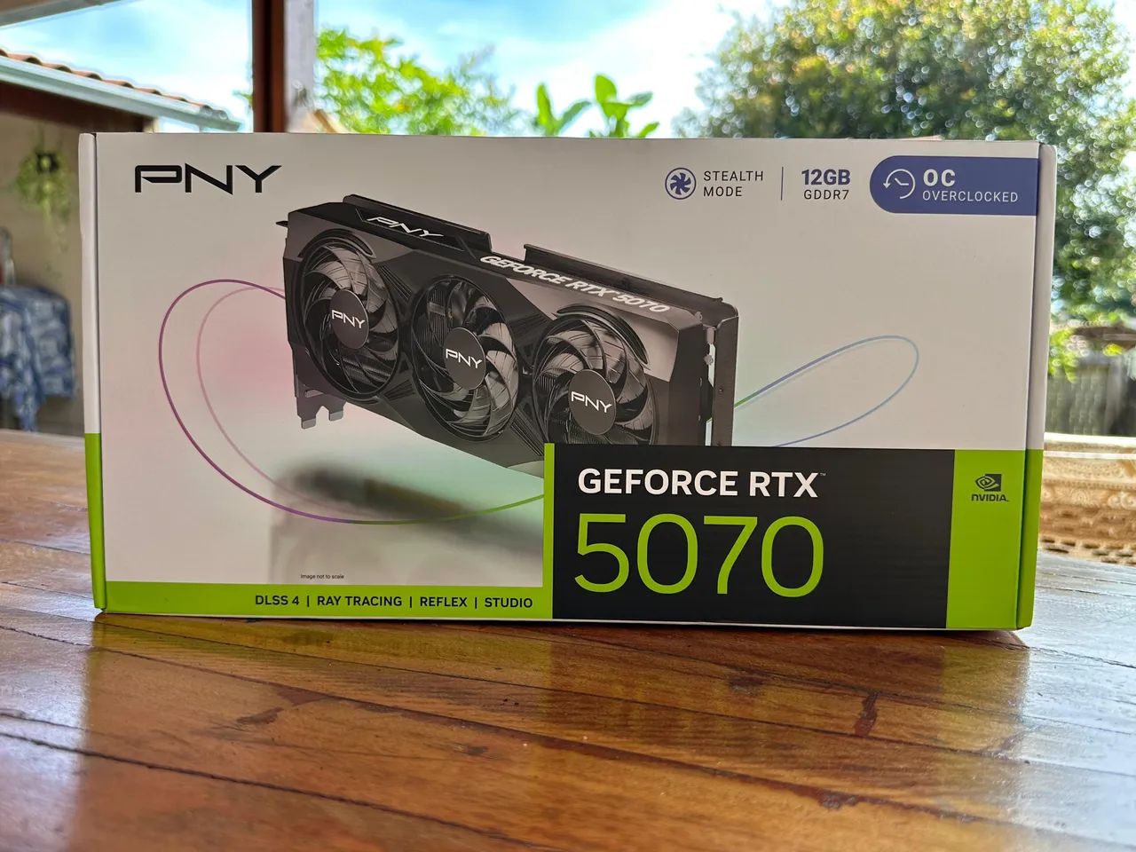 Placa de vídeo RTX 5070 PNY OC 12GB Triple Fan- Lacrada+NF