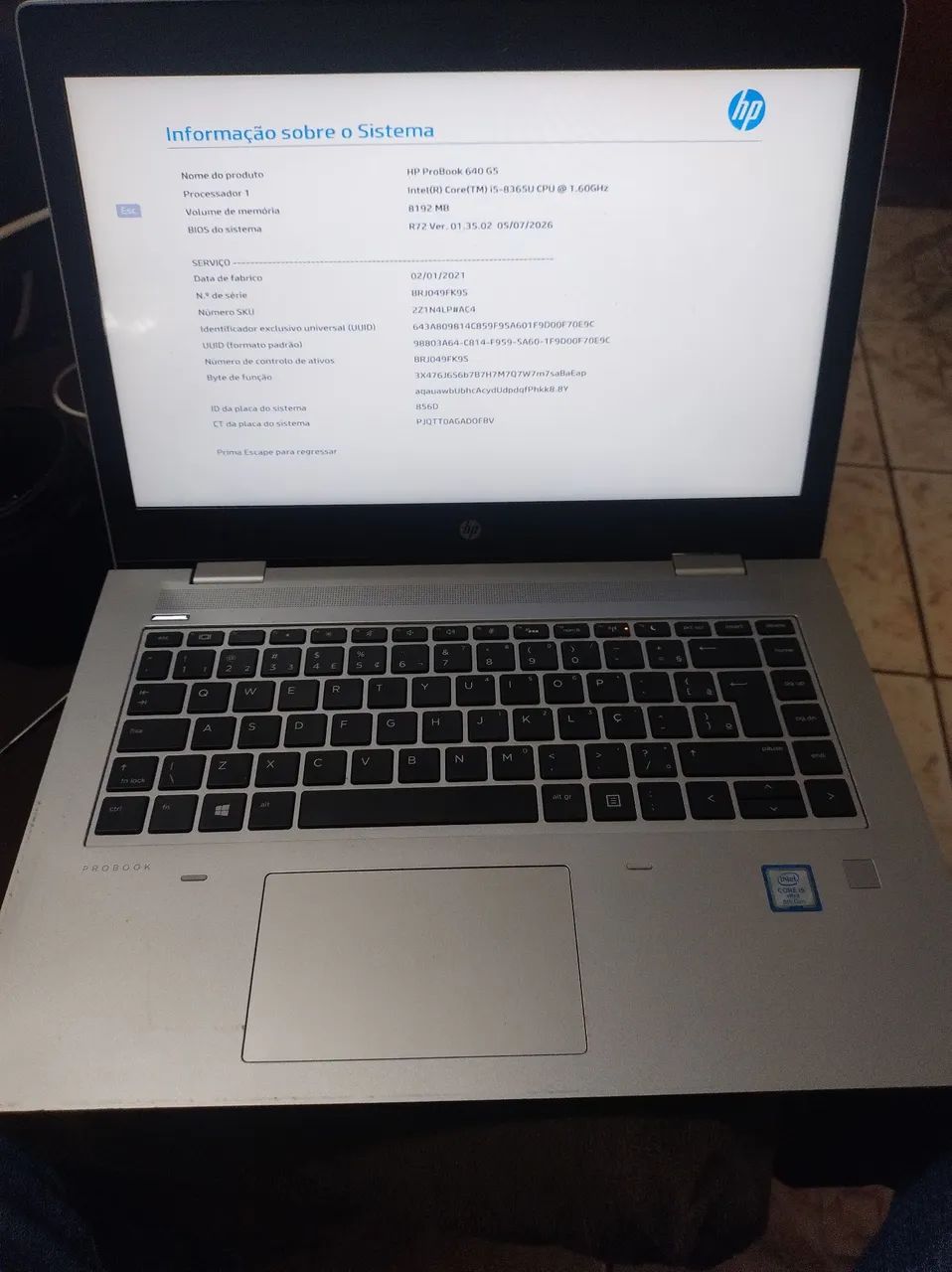 Notebook hp core i5 oitava geração  - Foto 4