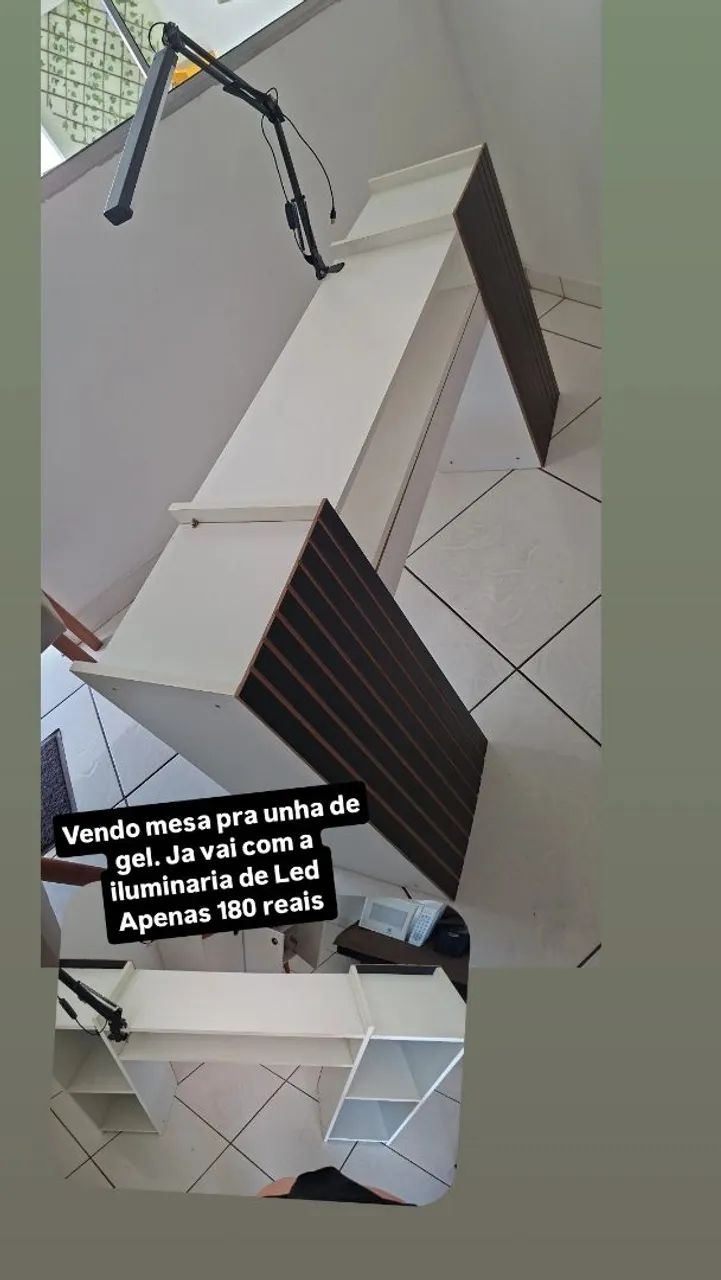Mesa de manicure pra unha de gel