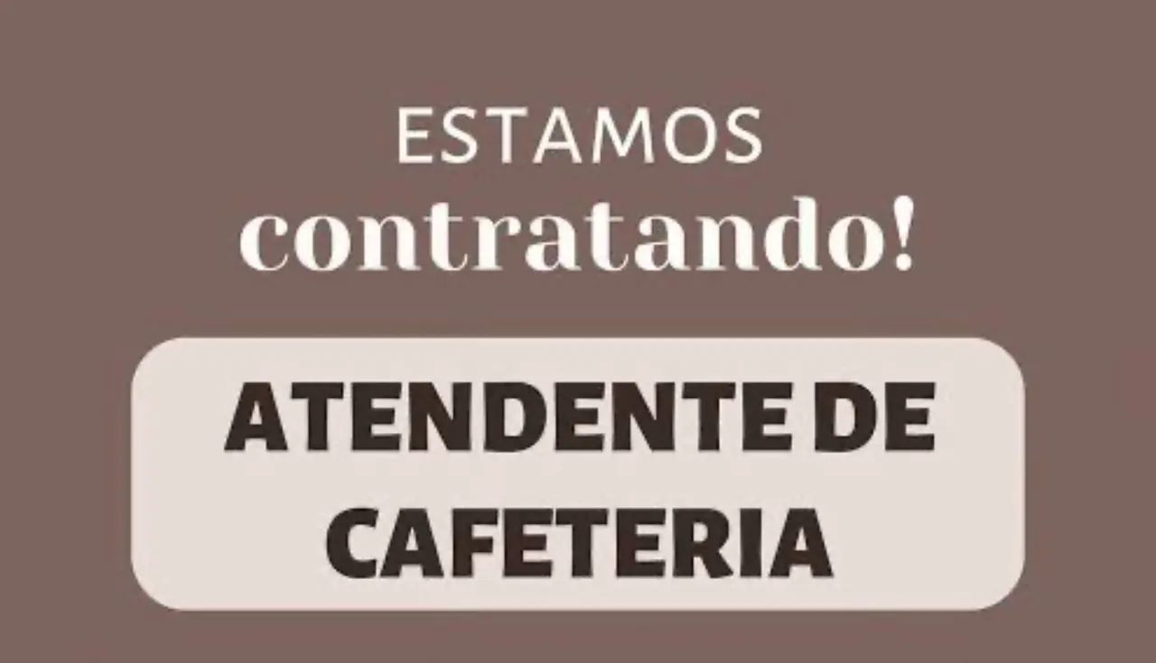 Atendente cafeteria 